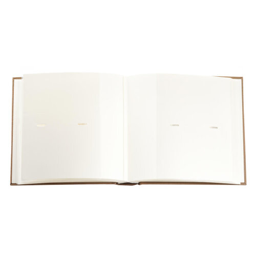 Фотоальбом 200 фото 10x15 см книжный переплёт коричневый Крафт арт FA-BBM200-834