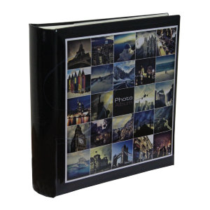 Фотоальбом 200 фото 10x15 см книжный переплёт путешествие арт FA-BBM200-410