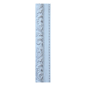 Багет САДКО Белый с серебром - 4 (ширина 30 мм, высота 18 мм) 