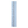 Багет САДКО Белый с серебром - 4 (ширина 30 мм, высота 18 мм) 