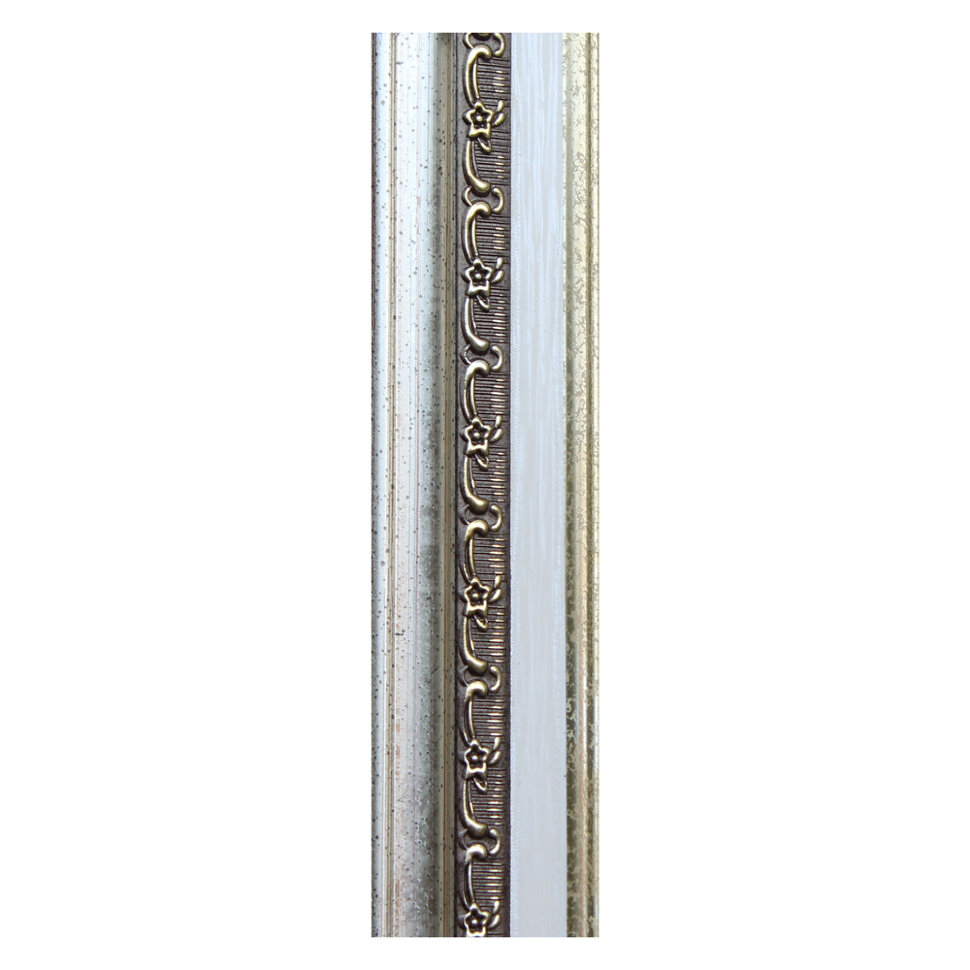 Багет ГАРДИНЫ Серебро 1340-5 (ширина 38 мм, высота 17 мм)